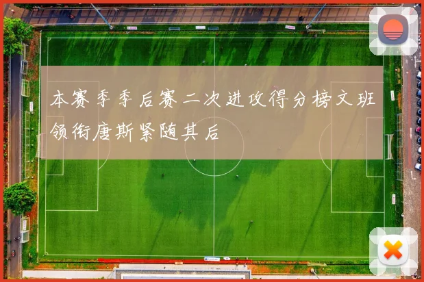 本赛季季后赛二次进攻得分榜文班领衔唐斯紧随其后